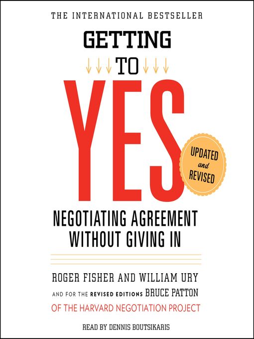 Title details for Getting to Yes by Roger Fisher - Wait list